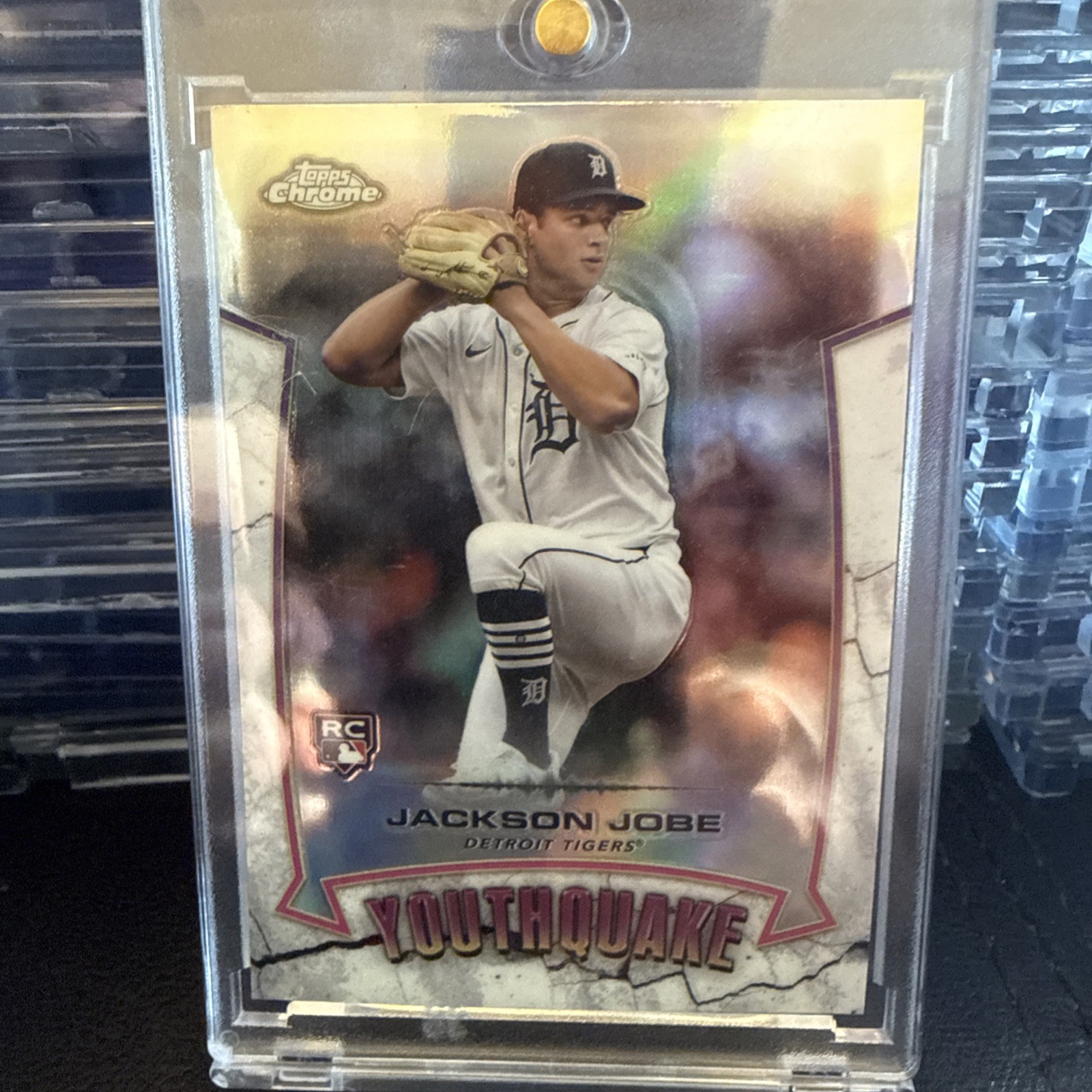 2025 Topps Chrome Jackson Jobe RC Youthquake Refractor Detroit Tigers🔥🔥