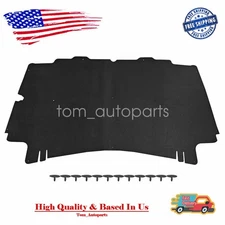 Fit For 2002-2009 Dodge Ram 2500 3500 Hood Insulation Pad Heat Blanket & Clips