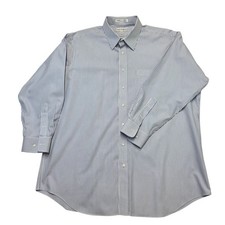 Paul Fredrick Mens Dress Shirt Striped Long Sleeve Button Up
