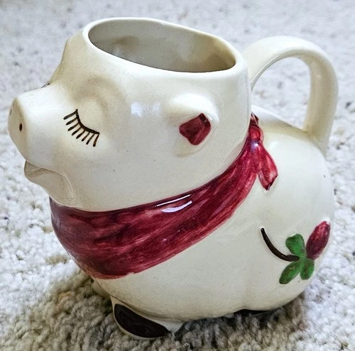 VINTAGE SHAWNEE SMILEY CAT CREAMER PITCHER / CERAMIC / 4 1/2"