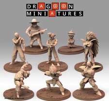 DBZ Saiyan Saga P1 Miniatures Raditz Goku Pic...