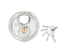 G70 Heavy Duty Stainless Steel Keyed Discus Padlock – 70mm Stainless Steel Bo...