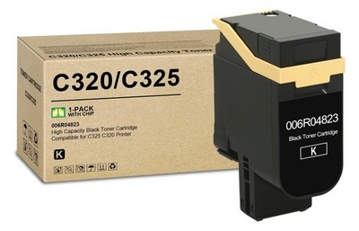C320 C325 Black Toner Cartridge 2500 Pages Compat. for Xerox C320/DNI C325/DNI ह