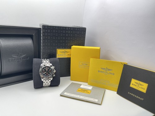Breitling Chronomat 41 AB0141 Limited Edition Black Dial Automatic Chronograph