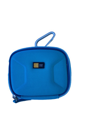 Case Logic QPB-201 Blue Soft Camera Case Pouch - NWOT - Fits 4''x3''x1'' Clip Belt