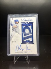 2021 Panini Flawless Alejandro Kirk rookie patch auto