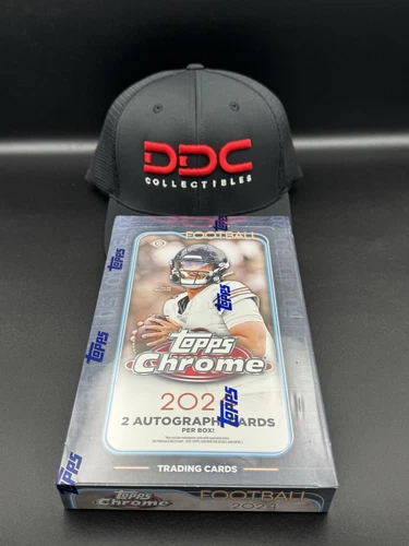 2024 Topps Chrome Football Hobby Box Factory Sealed NFL  2 Autos