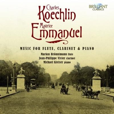 Music for Flute,Clarinet & Piano Markus/Vivier Brönnimann