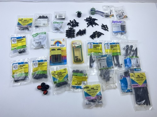 Lot of Drip Irrigation Parts Miscellaneous NEW and Used READ Description