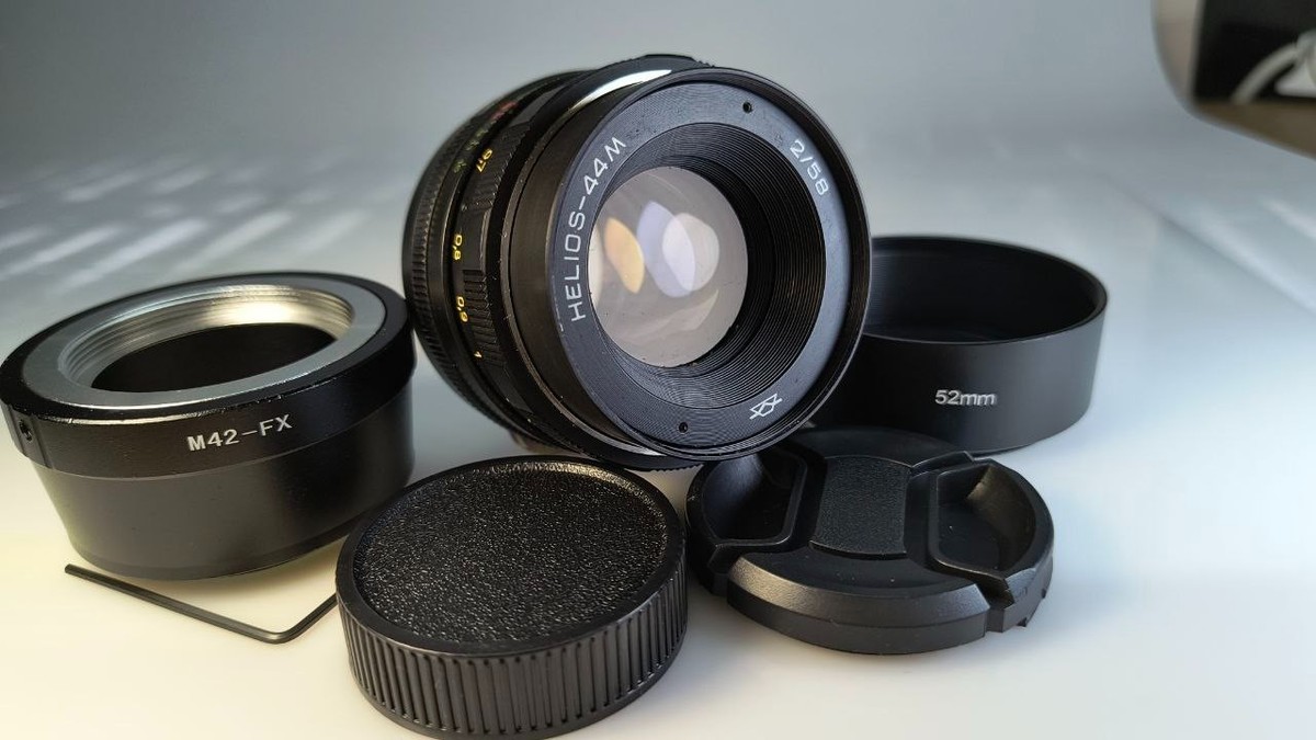 K&F Concept M42-FX ーHelios 44-2 58mm F2 Helios 44M 58mm f2 Soviet Lens M42 + Fujifilm FX Adapter Portrait