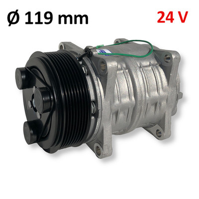 Kompressor QP-13XD 2191 VO PV8 - D. 119mm 24V | THERMO KING R404a