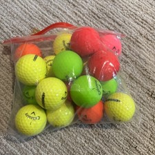 18 Super soft Golf Balls colored