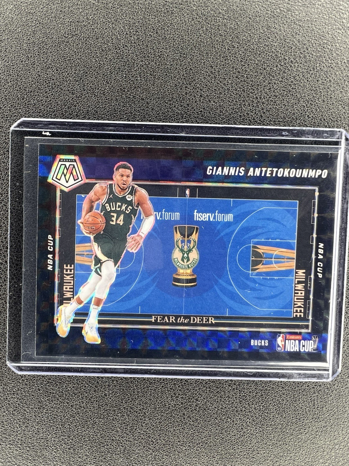 2024-25 Panini Mosaic Giannis Antetokounmpo NBA Cup Mosaic SP 🔥 Bucks