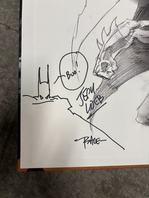 Absolute Batman The Long Halloween 1st. Print Signed & Sketched by: Loeb & Sale.