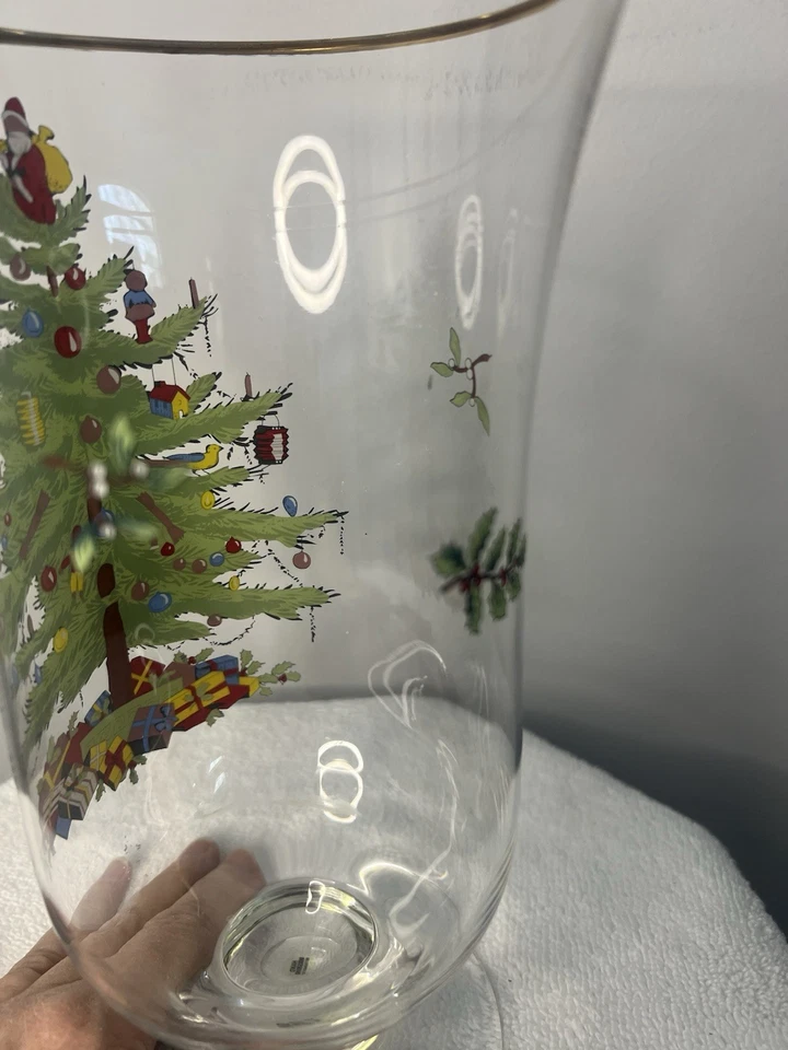 Juego de 2 candelabros de árbol de Navidad SPODE Hurricane con velas Foto 4 de 4