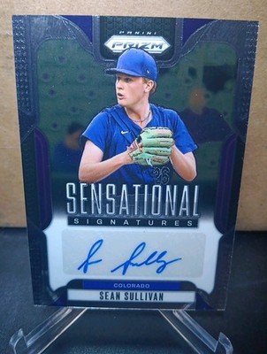 2025 Panini Prizm - Sensational Signatures Sean Sullivan, Sean Sullivan #SS-SS 