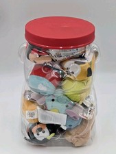 Gran Lote de 15 Mini Peluche Disney Tsum Tsum Nuevo Con Etiquetas Uno Sin Etiquetas con Tarro de Oso ¡Leer!