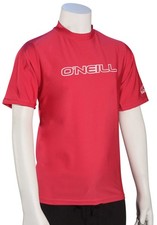 O'Neill Kid's Basic Skins SS Surf Shirt - Watermelon - New