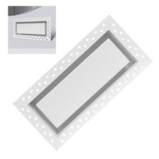 Flush Wall Vent Cover Metal for Drywall with Smooth Unobstructed Airflow