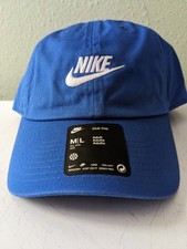 Nike Club Cap Futura Adjustable Strap Blue FB5368-480 Dad Hat Men's Size M/L