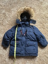Canada Weather Gear Jacket Kids Full Zip Removable Faux Fur Waterproof Sz 2T