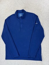 Nike Dri Fit Standard Fit 1/2 Zip Long Sleeve Athletic Pullover Men's Large 