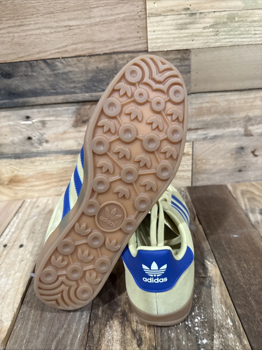 Adidas Gazelle Indoor Powder Yellow Royal Blue (JH5406) Gum  display picture 1
