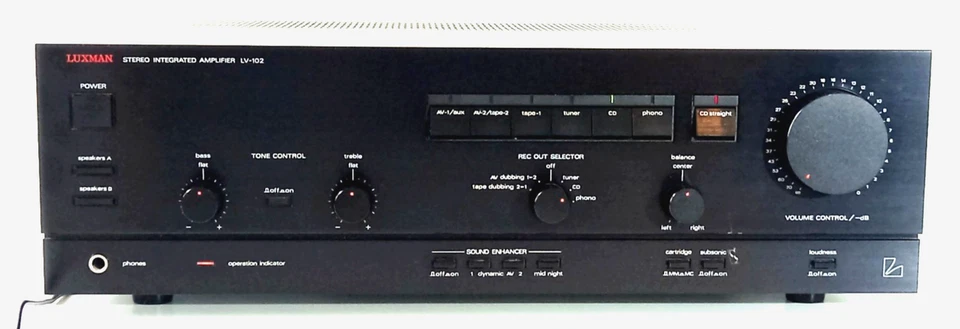 Luxman LV-102 Stereo Integrated Amplifier Vintage Vollverstärker 80er - Bild 2 von 4