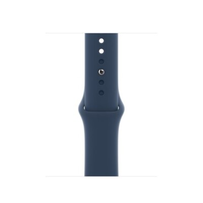 Apple Watch SE GPS, 44mm Silver Aluminum Case with Abyss Blue