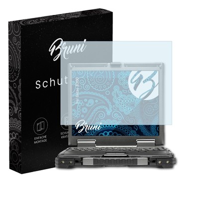 Bruni 2x Folie für Getac B300 Schutzfolie Displayschutzfolie