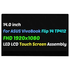 14" for Asus Vivobook Flip 14 TP412 TP412U TP412UA tp412F FHD Lcd Touch Screen