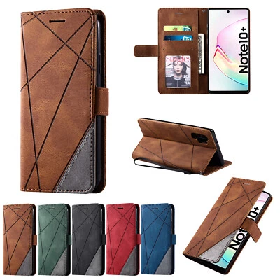 Für Handy Hülle Samsung Note20 S20 Ultra S9 S22 S24 Leder Flip Case Tasche Cover - Bild 1 von 4