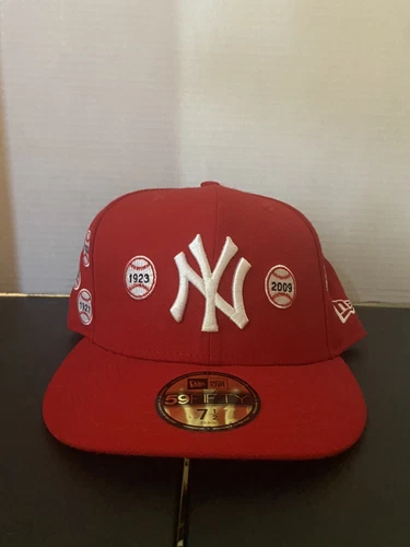 New York Yankees Spike Lee Joint Champion New Era 59Fifty Fitted Hat Red Japan 