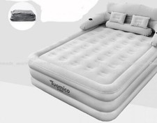 Queen Size Air Mattress Sofa Bed for Outdoor Indoor Portable Inflatable Couch US