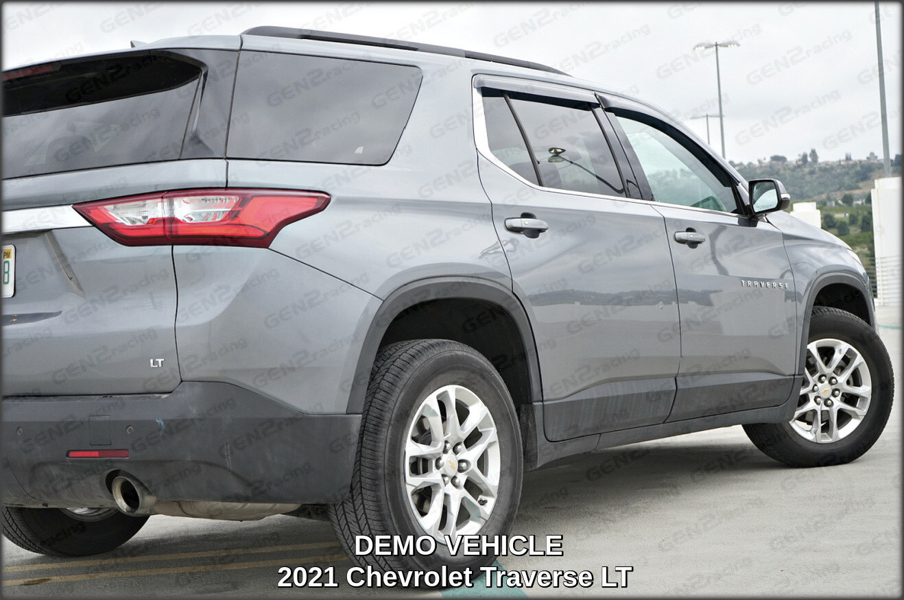 WINDOW VISORS for 2018 → 2023 Chevrolet Traverse / DEFLECTOR VENT