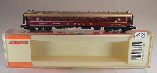 Minitrix Spur N 1/160 Schlafwagen WLAB4ük DSG der DRG Ersatz-OVP #4579 | Zustand: Gebraucht