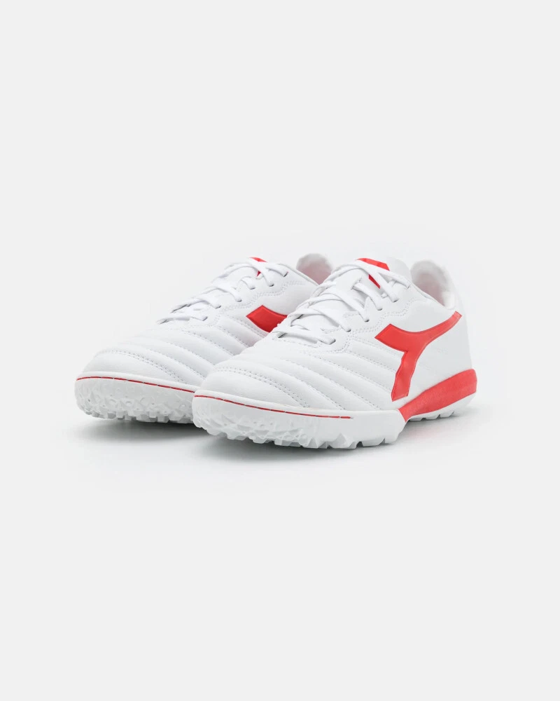 Diadora Football Football Football Shoes White Red BRAZIL ELITE2 R Turf