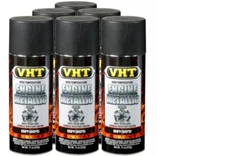 VHT Paint VHTSP405 (6-PACK); Engine Metallic 11oz Aerosol Black Pearl