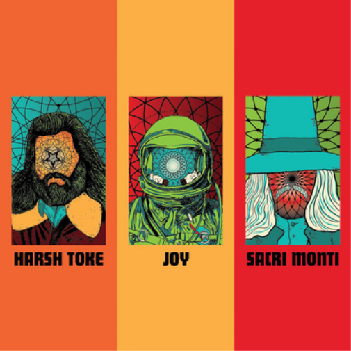 Harsh Toke/Joy/Sacri Monti Burnout (Vinyl LP) 7" Single Box Set