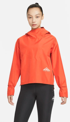 NEW Nike Trail Gore-Tex Infinium Running Jacket Orange Womens Size