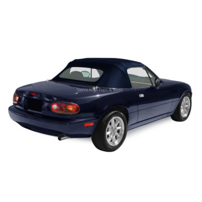 Fits: 1990-05 Miata, Convertible Top, Blue Cloth, Zippered Glass Window