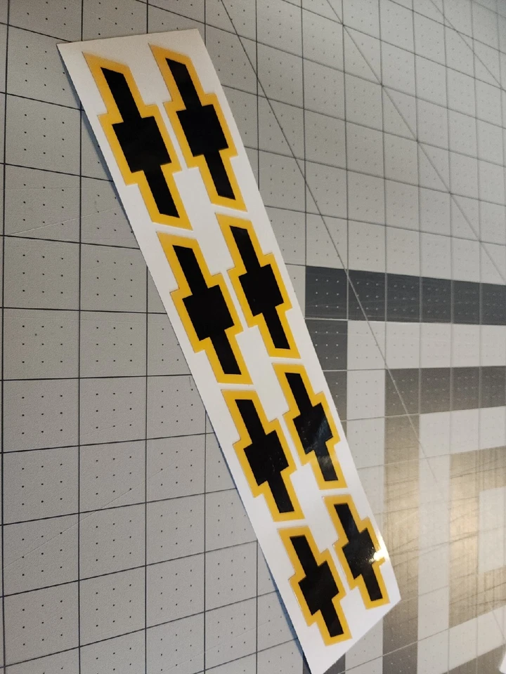 PACK DE 8 calcomanías Chevy BowTie 2 colores/impresión de 2 o 3 pulgadas de ancho también paquete de 5" 2 - Foto 4 de 4