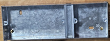 Premium 2+1 Gang Metal Back Box 35mm Single Dual Double Metal Surface Pattress