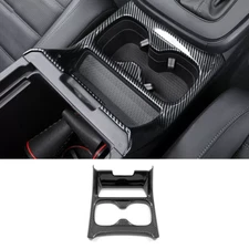 Water Cup Holder Trim Carbon fiber Frame 1pcs For Honda CRV CR-V 2023-2025