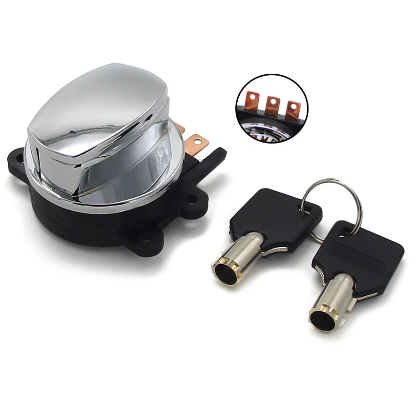 Ignition Key Switch For Harley-Davidson FLHRI ROAD KING SOFTAIL DYNA 71313-96A Foto 2 de 4
