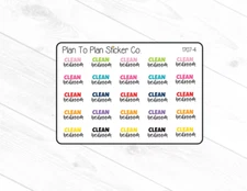 1707-4~~Clean Bedroom Planner Stickers.