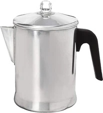 Primula Today Aluminum Stove Top Percolator Maker Durable, Brew Coffee on Stovet