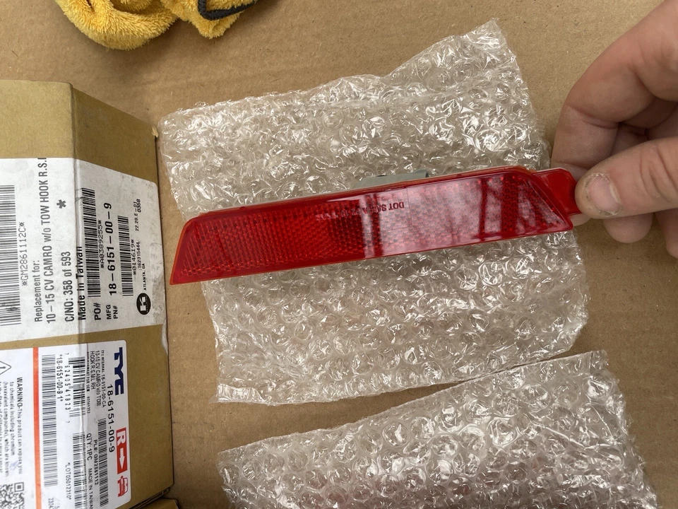 Conjunto de luz marcadora lateral Chevrolet Camaro 10-15 - regular izquierda/derecha tyc. A171 Foto 2 de 4