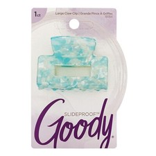 Goody Large Claw Clip, 1 Count - Watercolor, Blue - for All Hair Types - Grea...