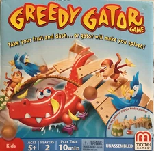 GREEDY GATOR GAME Take Your Fruit and dash….or gator Will make You Splash Ages+5